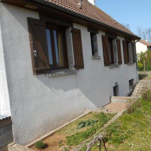 ravalement de façade de maison à Villerbon - avant