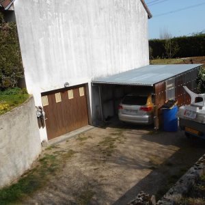 ravalement de façade, pignon, de maison à Villerbon - avant